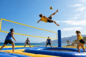 Exploring Bossaball as a Fusion of Volleyball and Acrobatic Skills
